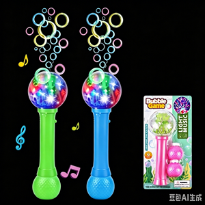 YT vente en gros électrique Disco Spinning <span class=keywords><strong>Bubble</strong></span> Toys boule rotative à 6 trous avec souffleur de bulles lumineux en plastique pour enfants - Product Image 1