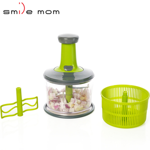 Super september 2 In Hand Salades Slap Press Légumes Oignons Ail Noix Hachoir à rotation manuelle - Product Image 5