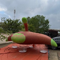 Nouveau Ballon Gonflable Alien en Forme de Vaisseau Spatial pour Décoration de Toit et Éclairage Nocturne de Maison