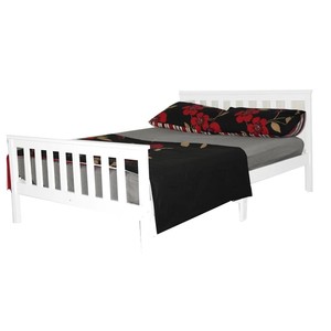 Khung giường gỗ rắn Bắc Âu ft 4ft 4ft6 khung giường gỗ rắn gỗ đơn nhỏ đôi thông OPT nệm - Product Image 3