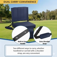 Mydays Tech Venta caliente Low MOQ LOGO Print Stadium Seat Sillas para gradas con soporte trasero