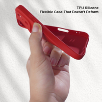 Funda de teléfono de silicona líquida anticaída personalizable para iPhone 17 Pro Max funda de color con embalaje
