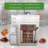 Fumoir domestique à gaz en acier inoxydable 304 pour poisson, viande, saucisses, capacité 30 kg, électrostatique - Prix