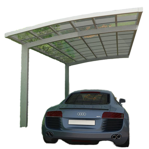 Abri pour voiture en acier galvanisé en forme de H, tubes carrés, résistant au vent et à l'eau, garage préfabriqué, abri de stockage, auvent pour voiture - Product Image 1