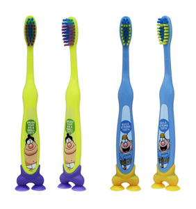 Cepillo de Dientes Infantil con Mango de Dibujos Animados y Cubierta, Limpieza Profesional, Brosse Dents Pour Enfants con Agarre Cómodo - Product Image 3