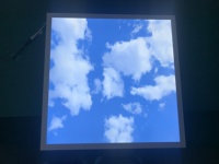 Design Moderne 600x600 LED Panneau de Plafond Bleu Ciel Blanc Nuage 6000K Naturel Artificiel Puits de Lumière Aluminium pour Bureau à Domicile