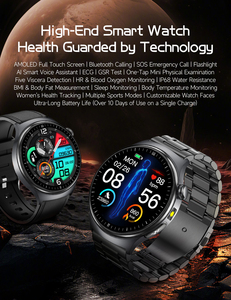 Smartwatch TK27 con Schermo AMOLED da 1,43", ECG, Cinturino in Acciaio Inox, Impermeabile IP68, Chiamate BT, Assistente Vocale AI, Tracker Fitness Multisport - Product Image 5
