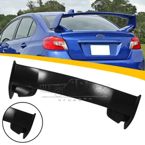 Car Spoilers ABS Carbon Fiber Looks OEM Style Rear Trunk Spoiler Boot Wing For Subaru WRX STI 2015 2016 2017 2018 2019 2020 2021