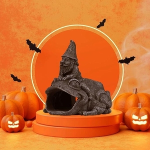 Lindo y juguetón Gnomo montar Rana Downspout exterior <span class=keywords><strong>extensión</strong></span> Decoración - Product Image 6