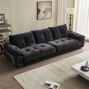 111188 Quanu yeni tasarım <span class=keywords><strong>Modern</strong></span> oturma odası kumaş koltuk takımı yüksek kaliteli ev mobilya kaliteli İtalyan kumaş büyük kanepe fiyat - Product Image 1