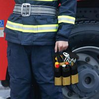 Bolsa de Herramientas MELOTOUGH con Asa de Transporte, Bolsa de Herramientas para Hombre, Bolsa de Electricista con 7 Bolsillos, Bolsas para Bombero, Bolsa de Herramientas para Electricista