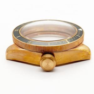 ساعة غوص رجالية, ساعة غوص رجالية مقاومة للماء بدرجة عالية ، ساعة يد من البرونز مقاس 8 مع مؤشر BGW9 مضيء للغاية على قرص سيراميك أسود - Product Image 1