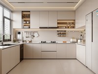 Cuisine économique de petite taille, ensembles complets modernes, utilisation hôtelière, armoires de cuisine modulaires en bois massif de haute qualité, écologiques