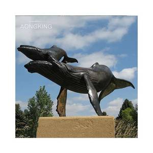 Life-Size Large <strong>Whale</strong> Bronze Sculpture 3D <strong>Art</strong> with Casting &amp; Gravure Printing for Holiday/Wedding Decor &amp; Gifts - Product Image 5