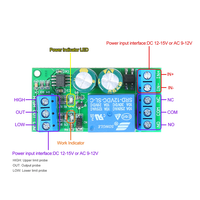 LC25A01 Module de contrôle automatique du niveau d'eau Contrôleur de niveau de liquide Capteur Indicateur Carte d'interrupteur Carte relais moteur
