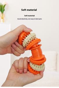 Juguetes Interactivos para Masticar para Perros, Resistentes a Mordeduras, con Diseño de Mancuerna, Juguetes de Rompecabezas para Esconder Comida - Product Image 5