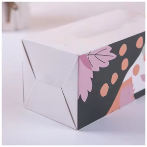 Su misura scatola di <span class=keywords><strong>carta</strong></span> bianca arte doppia spina colorata stampa in rilievo per il bambino biberon tazze bicchieri di imballaggio del prodotto - Product Image 6