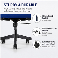Silla de Oficina Ergonómica Ajustable Giratoria de Cuero PU, Silla de Secretaria con Ruedas, Moderna, Ejecutiva, Venta al Por Mayor Directa de Fábrica, MOQ 5