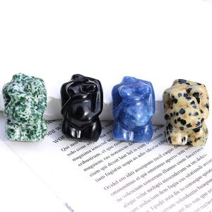 Vente en gros usine – Figurine sculptée en <span class=keywords><strong>pierre</strong></span> semi-précieuse naturelle mixte de 3-4 cm, représentant une femme enceinte, pour la lithothérapie et la décoration intérieure - Product Image 4