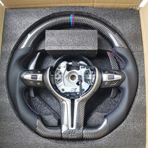 Volante de Cuero Personalizado para Automóvil <span class=keywords><strong>BMW</strong></span>, Todas las Series F10 F15 E90 M3 M5 Serie 3 Serie 5 X7 - Product Image 6