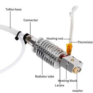 Compatible avec <span class=keywords><strong>Anycubic</strong></span> <span class=keywords><strong>Vyper</strong></span> Hotend, mise à niveau de l'extrudeuse <span class=keywords><strong>Vyper</strong></span> V5 J-Head Hotend 24V 40W pour <span class=keywords><strong>Anycubic</strong></span> <span class=keywords><strong>Vyper</strong></span>/Kobra Max/Kobra Plus 3 - Product Image 2