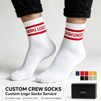 Chaussettes de sport personnalisées haute performance avec soutien compressif, amorti léger et logo sur mesure pour la gym, l'entraînement et le sport.