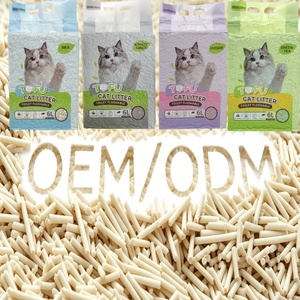 Arena Sanitaria para Gatos de Tofu al por Mayor, <span class=keywords><strong>Sin</strong></span> Polvo, Aglutinación Rápida, para Suministros para Gatos - Product Image 6