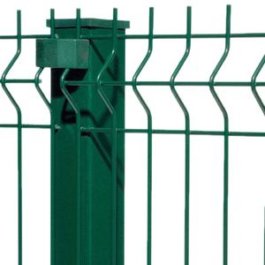 Panneau de clôture en fil de soudage noir, clôture de sécurité, panneau de clôture en 3D à mailles incurvées - Product Image 1