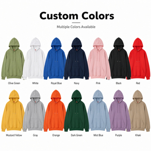 Sweat à capuche unisexe en molleton français premium, coton peigné, poids moyen, uni, personnalisable avec logo, grandes tailles pour hommes - Product Image 4