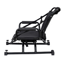 Chaise pivotante à 360° avec cadre en aluminium pour la pêche en kayak, confortable pour les activités nautiques et le surf – Outil et accessoire