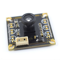 Módulo de Cámara USB de Alta Velocidad 120fps con Obturador Global, Mini Webcam USB Sensible a IR con HD 800P 720P OV9281 Monocromática para PC