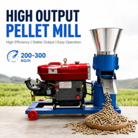 Nouvelle machine à granulés d'aliments pour volailles en gros, machine à granulés pour poulets de chair et pondeuses, certification CE, taille de granulés personnalisable