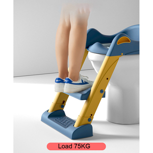 Venta al por mayor pequeña <span class=keywords><strong>escalera</strong></span> de inodoros <span class=keywords><strong>para</strong></span> bebés <span class=keywords><strong>para</strong></span> niños orinal de entrenamiento Silla de asiento de inodoro con cubierta de <span class=keywords><strong>Wc</strong></span> taburete de paso 2022 - Product Image 3