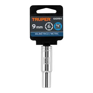 บ็อกซ์ 6 ซ็อกเก็ตยาว 9 มม., 6 จุด, ขับเคลื่อน 3/8 นิ้ว, TRUPER - Product Image 4