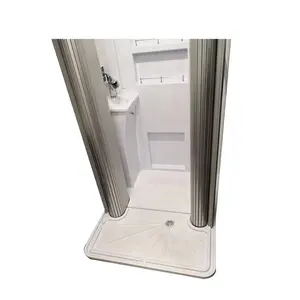 Plástico armário ABS porta rolo obturador rv gabinete tambour slat Rv chuveiro remoção porta Rv campista chuveiro porta