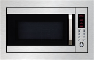 <span class=keywords><strong>Horno</strong></span> <span class=keywords><strong>Microondas</strong></span> Integrado de 31L y 900W con Grill, Menús Automáticos, Temporizador de 24h, Acero Inoxidable para Cocina Doméstica MEG607 - Product Image 2