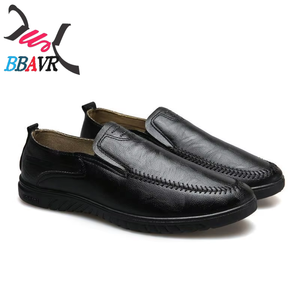 Botas Casuales de Piel para Hombre, Transpirables, Negras y Marrones, Zapatos Planos con Suela Suave, Cierre Deslizante, Forro de Algodón para Primavera, Otoño e Invierno - Product Image 2