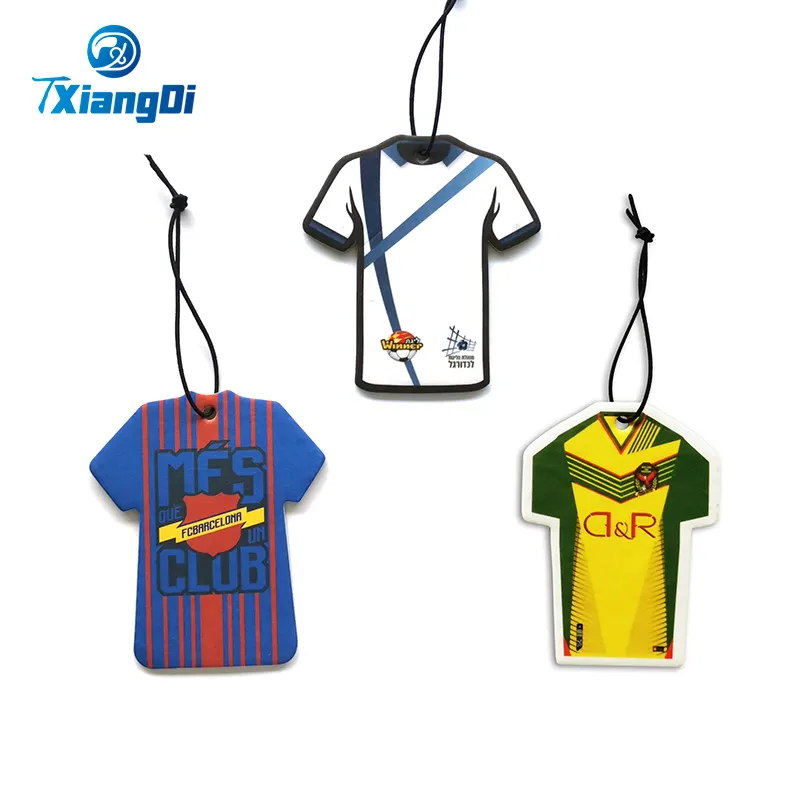 Jersey of Soccer Club Shape, Ambientador de papel colgante