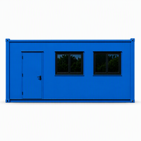 Maison Modulaire en Acier Conteneurisée 20 pieds – Bureau Préfabriqué, Dortoir, Hôtel, Magasin – Grandes Fenêtres et Portes en Verre – Design Moderne – Garantie 3 Ans