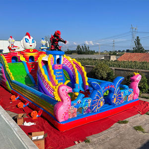 Château gonflable commercial d'extérieur en PVC, prix de gros direct usine, attractif - Product Image 2