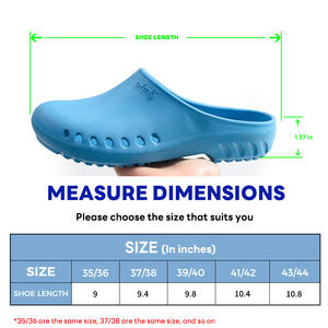 Sandal Clog <span class=keywords><strong>EVA</strong></span> Tahan Lama, Bernapas, Nyaman, Lembut, Dapat Disterilkan, Anti-Selip, Sepatu Kerja Bersih untuk Laboratorium, Ruang Bersih, Dalam & Luar Ruangan - Product Image 6
