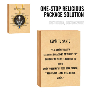 Accesorios al por mayor para la creación de joyas DIY: Dije del Espíritu Santo, símbolo de fe - Product Image 2