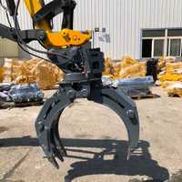Grappin hydraulique rotatif pour excavatrice de haute qualité pour la préhension du bois de qualité supérieure