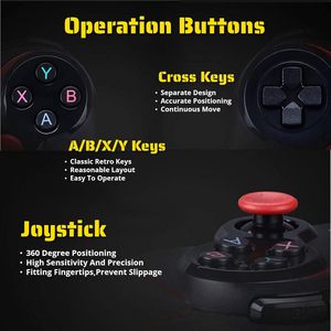 จอยเกมมือถือ X3 C8S สำหรับ IOS Android เชื่อมต่อด้วย BT พร้อมที่จับโทรศัพท์ รองรับการสั่นสะเทือน แกนไจโรสโคป ใช้งานได้กับ PC Tv Box รองรับ P S3 - Product Image 5