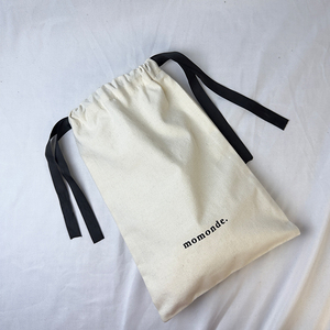 Ba Lô Dây Rút Đôi Vải Cotton Hữu Cơ Vải Bố In Màu Cá Nhân Logo Theo Yêu Cầu - Product Image 3