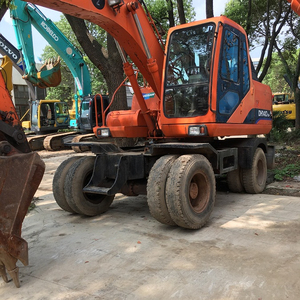 รถขุดล้อยาง Doosan Dh140 มือสอง ขนาด 14 ตัน นำเข้าจากญี่ปุ่น ความจุบุ้งกี๋ 0.65 ลูกบาศก์เมตร รับประกัน 6 เดือน - Product Image 1