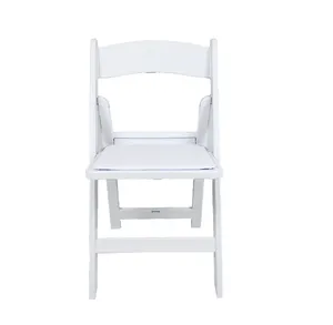 Chaises Wimbledon en résine en vente chaude pour adultes, chaise pliante de jardin portable de haute qualité pour mariage, mobilier d'extérieur pour événements - Product Image 3