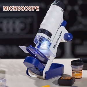 Microscopio Digital de mano para niños, juguete de ciencia, 60x-120x, LED, de bolsillo ligero, con caja de almacenamiento - Product Image 2