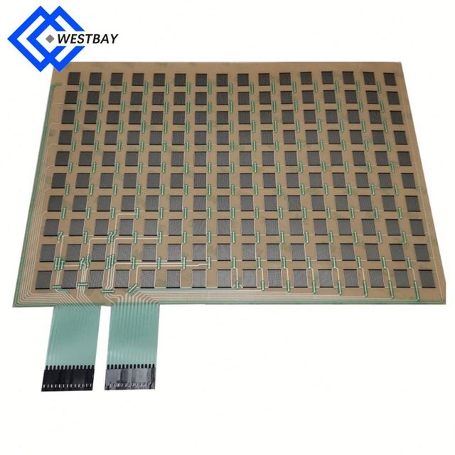 High Quality New Design 31.63*50.84Mm Pressure Sensor Force Sensitive Resistor Fsr401-1 Force Sensor Film