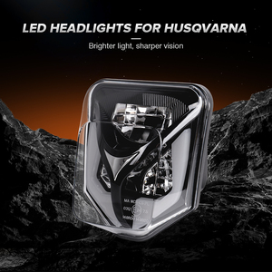 Faro Delantero LED DRL Enduro Supermoto con Certificación E-Mark, Actualización para Motocicletas <span class=keywords><strong>Husqvarna</strong></span> <span class=keywords><strong>FE</strong></span> TE Serie 701 de 2016-2023 - Product Image 2